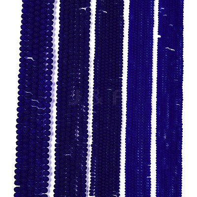 Transparent Glass Beads Strands EGLA-A044-T6mm-MD06-1