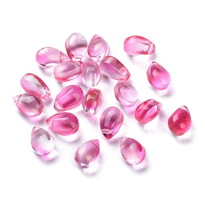 Transparent Glass Charms GGLA-M004-05B-04-1