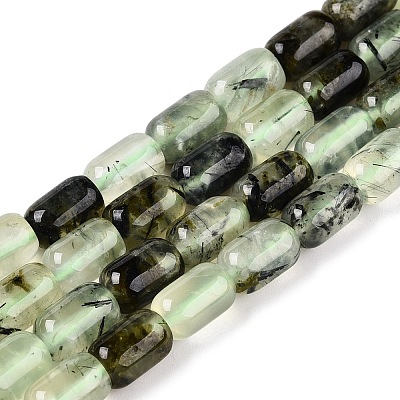 Natural Prehnite Beads Strands G-G980-45-1