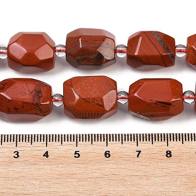 Natural Red Jasper Beads Strands G-Z147-E03-01-1