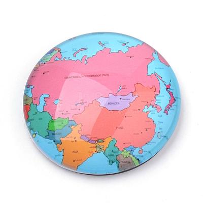 Fridge Magnets Glass Decorations GGLA-Q051-50mm-097-1