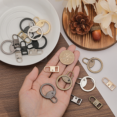 20Pcs 10 Style Zinc Alloy Zipper Puller FIND-CA0007-89-1