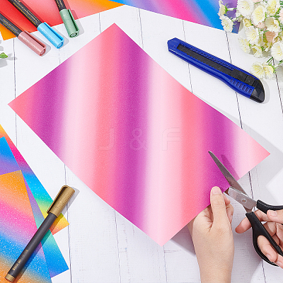 6Sheets 6 Style Self Adhesive Vinyl Laser Sticker DIY-AR0002-22-1