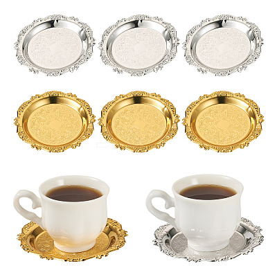 8Pcs 2 Colors Iron Tray DIY-MB0003-09-1