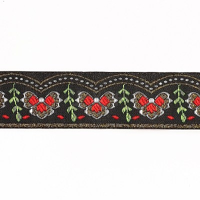 Ethnic Style Embroidery Polyester Ribbons OCOR-XCP0001-23A-1