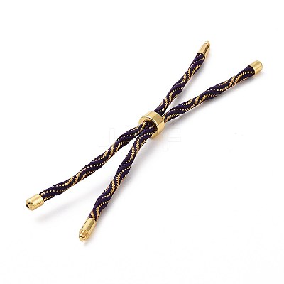 Nylon Cord Silder Bracelets MAK-C003-03G-23-1
