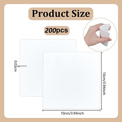 50Pcs Blank Paper AJEW-WH0709-240B-1