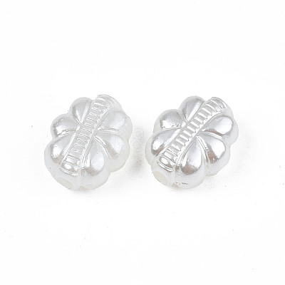 ABS Plastic Imitation Pearl Beads OACR-N008-124-1