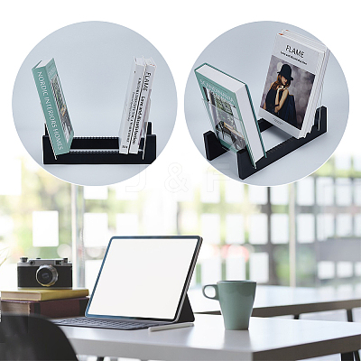 Foldable Acrylic Record Album Display Stands ODIS-WH0086-118B-1