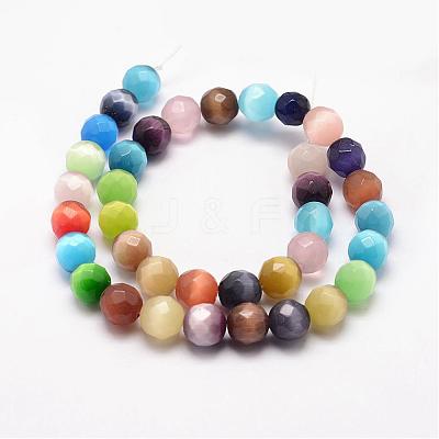 Cat Eye Beads Strands CE-k002-10mm-01-1