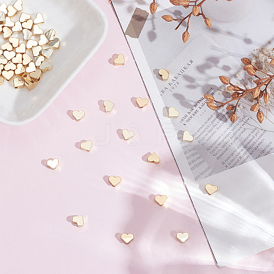 80Pcs 2 Styles Brass Beads KK-AR0004-54A-1