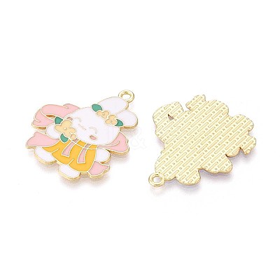 Alloy Enamel Pendants ENAM-T022-62E-1