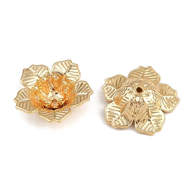 Brass Bead Caps KK-F910-24G-03-1