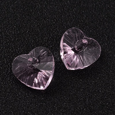 Romantic Valentines Ideas Glass Charms X-G030V10mm-02-1