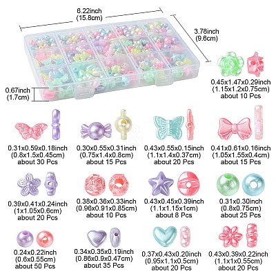 Imitation Pearl Acrylic Beads OACR-FS0001-50-1