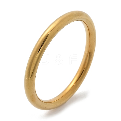 304 Stainless Steel Plain Bangles for Women BJEW-K271-01G-1