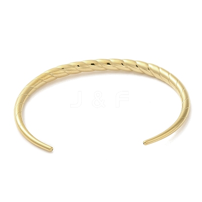 304 Stainless Steel Open Cuff Bangles BJEW-K241-02G-G-1