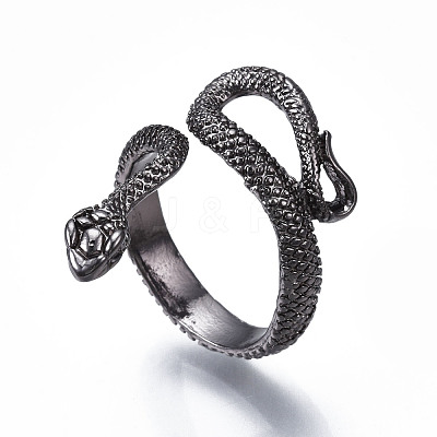Alloy Cuff Finger Rings X-RJEW-T006-33B-1