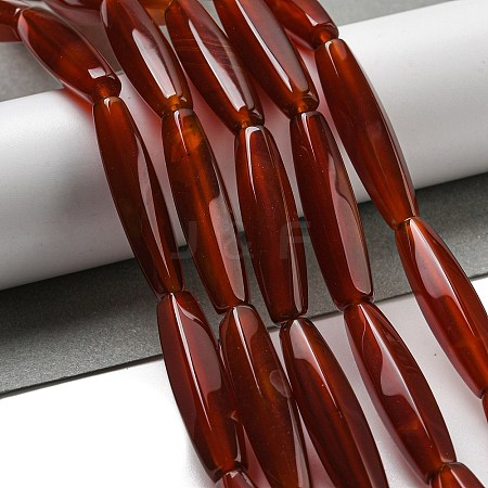 Natural Carnelian Beads Strands G-A223-B09-01-1
