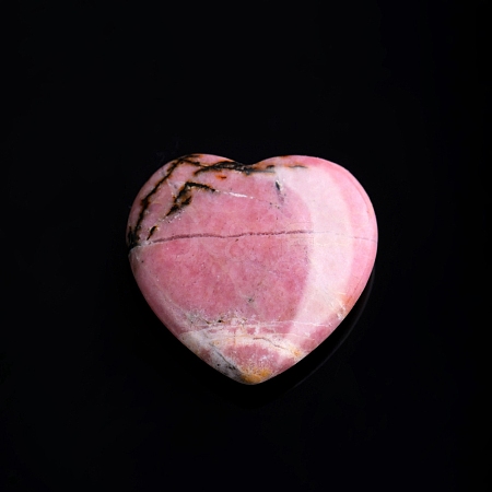 Natural Rhodonite Love Heart Stone LS-PW-WG32553-11-1