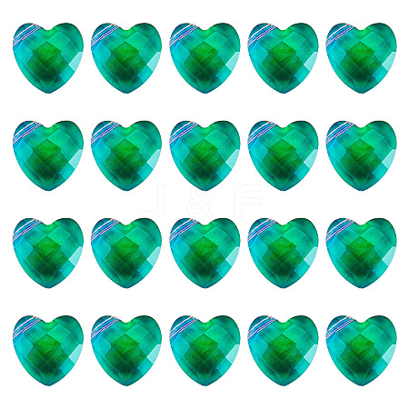 Glass Charms GLAA-TAC0012-28B-1