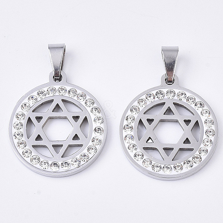 201 Stainless Steel Pendants LS-STAS-N089-29P-1