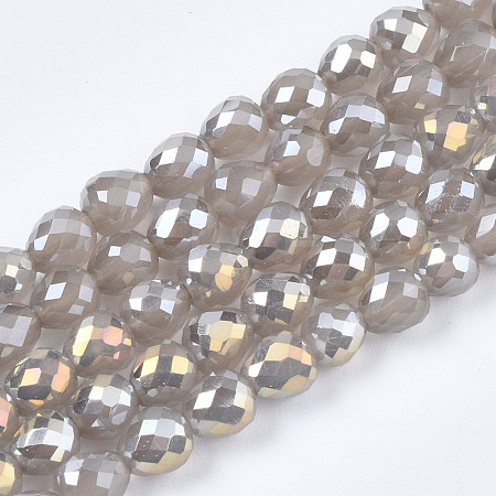 Electroplate Glass Beads Strands EGLA-T008-15A-1