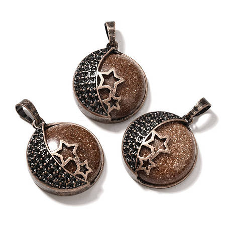 Synthetic Goldstone Pendants G-P560-01R-26-1