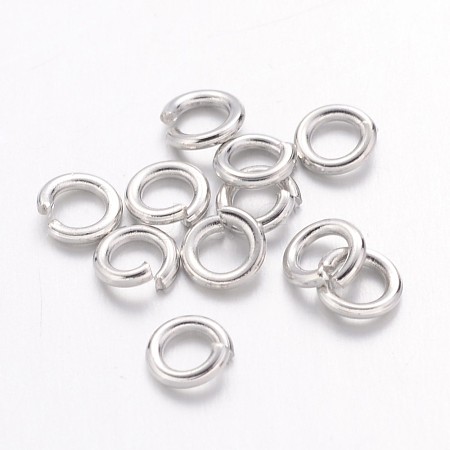 Brass Open Jump Rings JRC4mm-NF-1