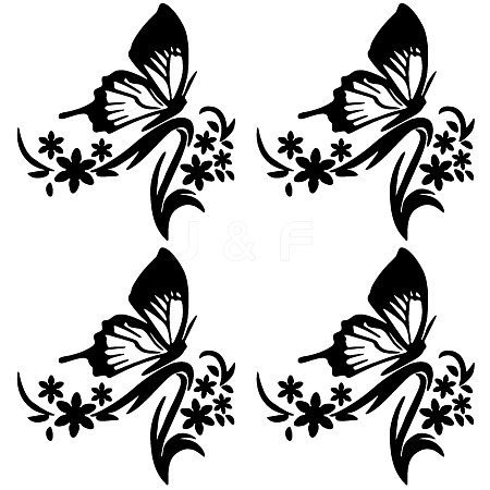 PVC Butterfly Car Decals ST-WH0005-02B-1