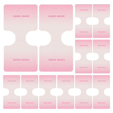 50Pcs Folding Paper Jewelry Display Cards ODIS-TA0001-07E-1