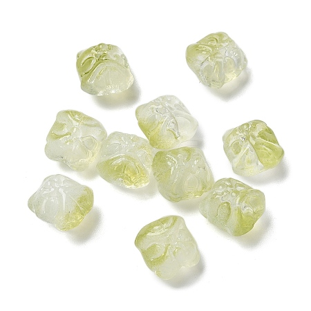 Baking Paint Transparent Glass Beads X1-GLAA-C035-01N-1