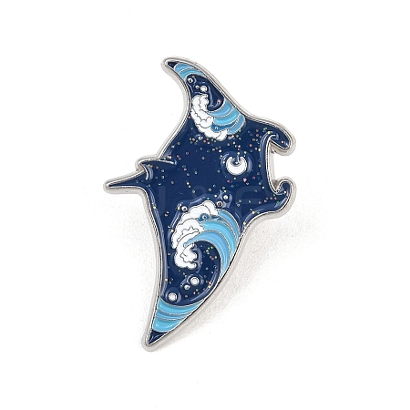 Ocean Theme Enamel Pins JEWB-L027-08P-02-1