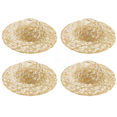 Doll Straw Hat DIY-WH0504-827D-1