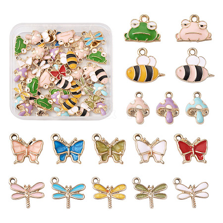  Eco-Friendly Alloy Pendants & Charms ENAM-TA0002-24-RS-1