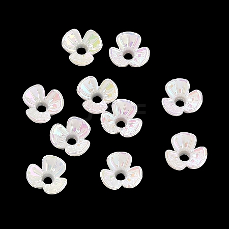 UV Plating Opaque Acrylic Bead Cap OACR-K001-39K-1