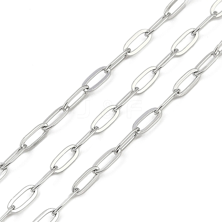 Non-Tarnish 304 Stainless Steel Link Chains CHS-A013-08P-1