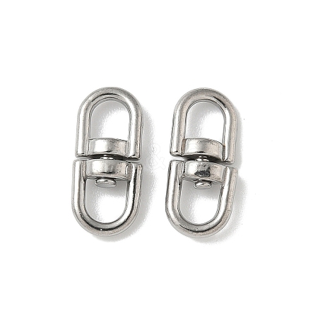 304 Stainless Steel Double Eye Swivel Clasps STAS-L300-011C-P-1