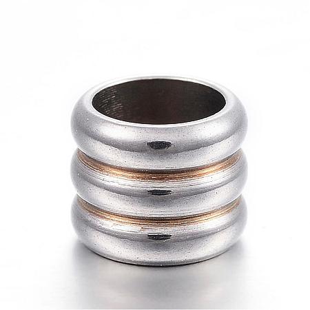 202 Stainless Steel Cord End Caps STAS-P136-01-1