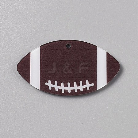 Acrylic Pendants OACR-WH20003-02B-1