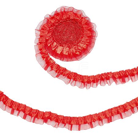 Polyester Wrinkle Lace Ribbon OCOR-WR0001-94B-1