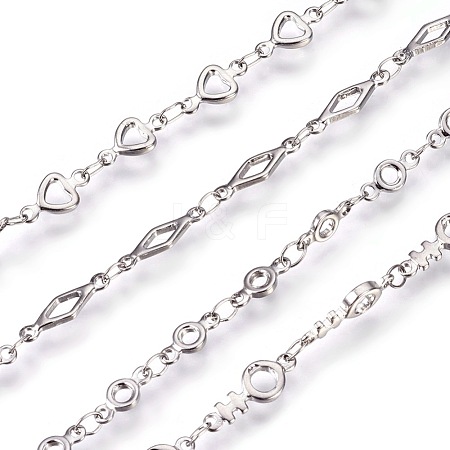 Tarnish Resistant 304 Stainless Steel Link Chain Bracelets BJEW-P239-20-1