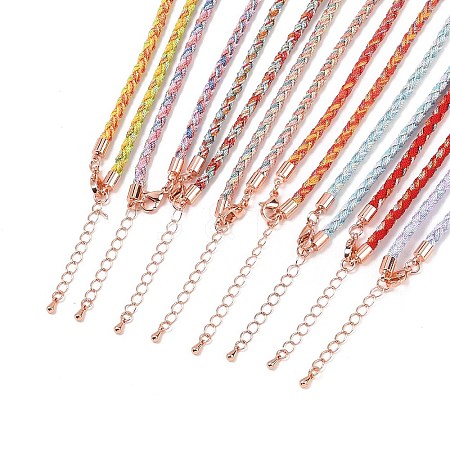 3.5MM Round Nylon Cotton Cord Necklace Making NJEW-C106-03RG-1