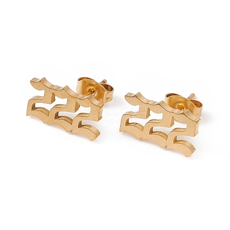Number Earrings LS-EJEW-F286-01C-G-1