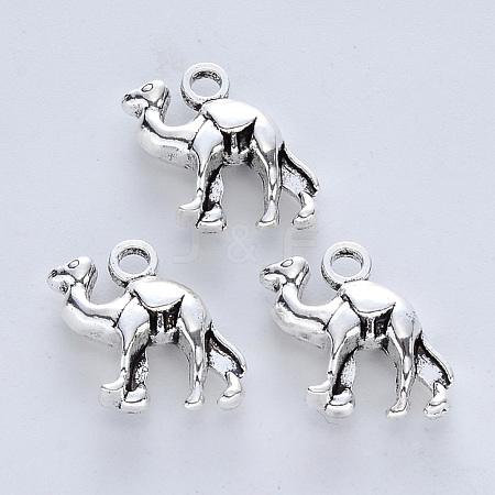 Tibetan Style Alloy Pendants TIBE-R316-011AS-RS-1