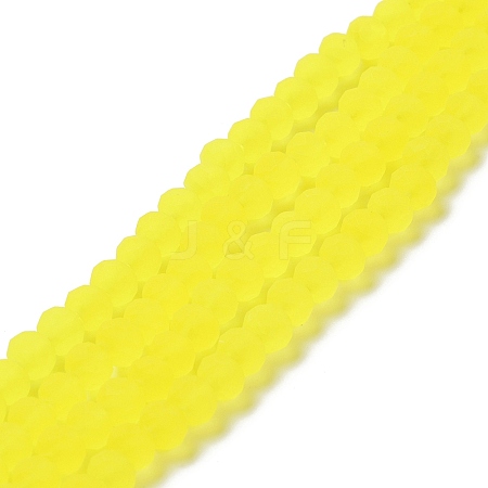 Transparent Glass Beads Strands LS-EGLA-A034-T8mm-MD29-1