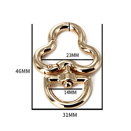 Zinc Swivel Clasps PW-WG33500-05-1