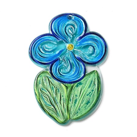 Colorful Acrylic Pendants MACR-D020-01D-1