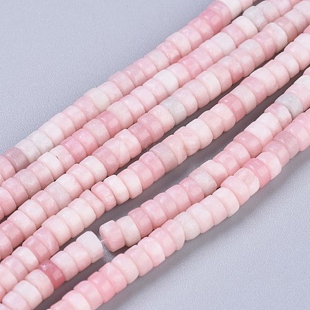 Natural Pink Opal Beads Strands G-R475-015-1