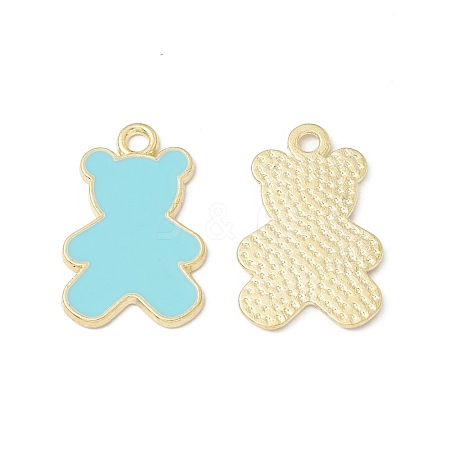 Alloy Enamel Pendants ENAM-G212-16G-03-1